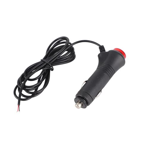 15m Male Car Cigarette Lighter Socket Power Plug Adapter On Off Switch Fuse 12v 24v