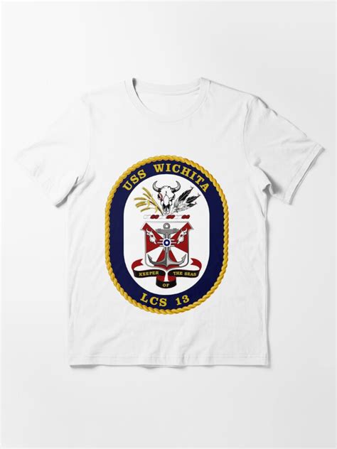 Uss Wichita Lcs 13 Crest T Shirt For Sale By Quatrosales