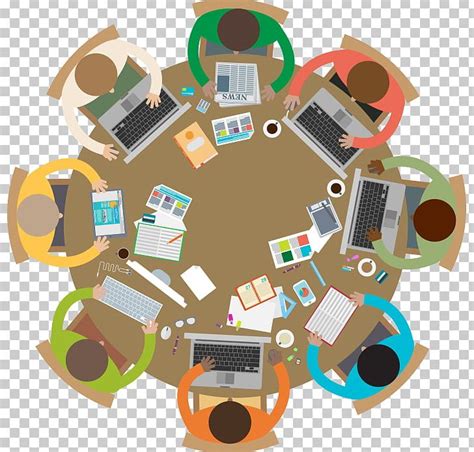 Cartoon Meeting Illustration Png Clipart Business Meeting Clip Art