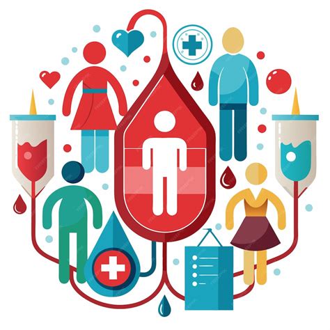 Doação De Sangue Desenho - Ilustração da Doação de Sangue Personagem de desenho animado alegre ...