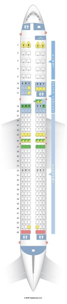 Delta Boeing 757 Seating Chart