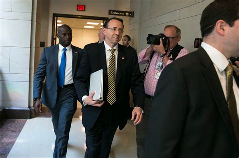 Senate Inquiries Narrow As Rosenstein Suggests Plan To Fire Comey