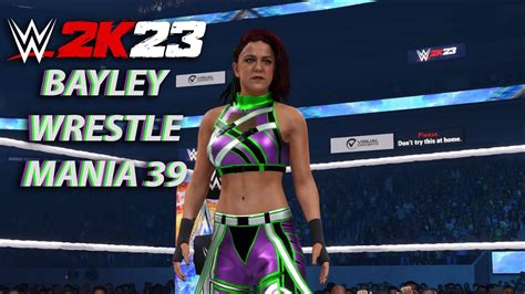 WWE 2K23 Bayley Wrestlemania 39 Attire Mod Showcase YouTube