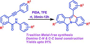 Facile Synthesis Of 11 Aryl 6H Isoindolo 2 1 A Indol 6 Ones Via