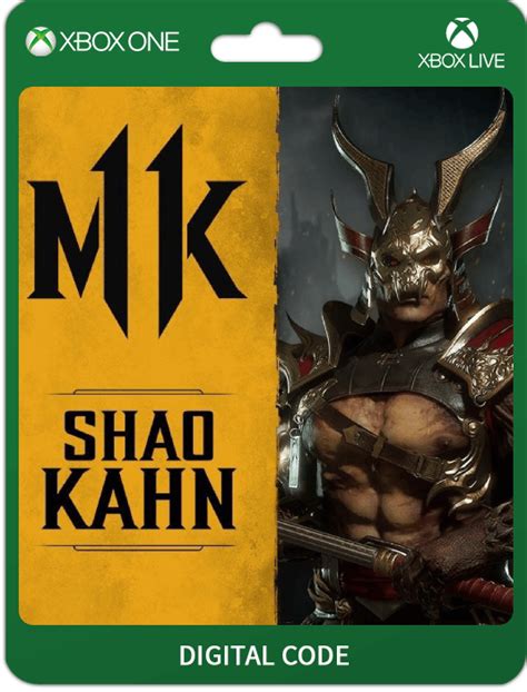 Mortal Kombat 11 Shao Kahn Dlc Dlc Digital For Xone Xbox One S Xone X Xsx Xss