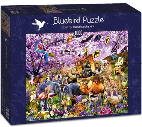 Noas Ark 2 Og 2 1000 Brikker Puslespil Bluebird Puzzle 70495