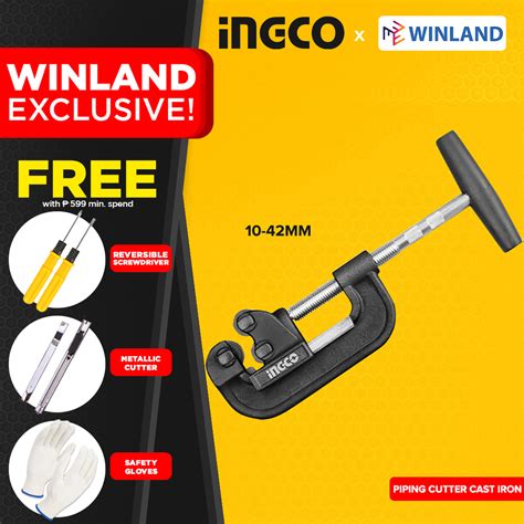 Ingco By Winland Pipe Cutter Cast Iron Mm For Cast Iron Copper