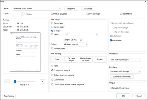 So ändern Sie Größe einer PDF Datei in Adobe Reader und seinen