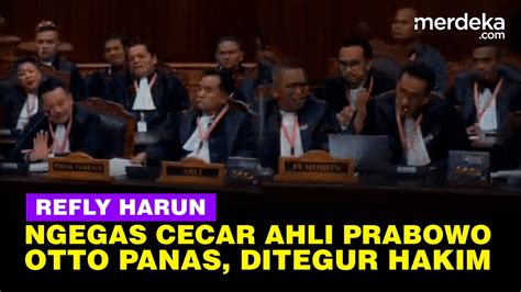 DEBAT PANAS Refly Harun Vs Otto Saat Qodari Ahli Prabowo Dicecar