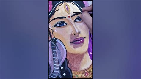 Shiv Parvati Ji ️beautiful Arcylic Paintingcomplete Art Viral