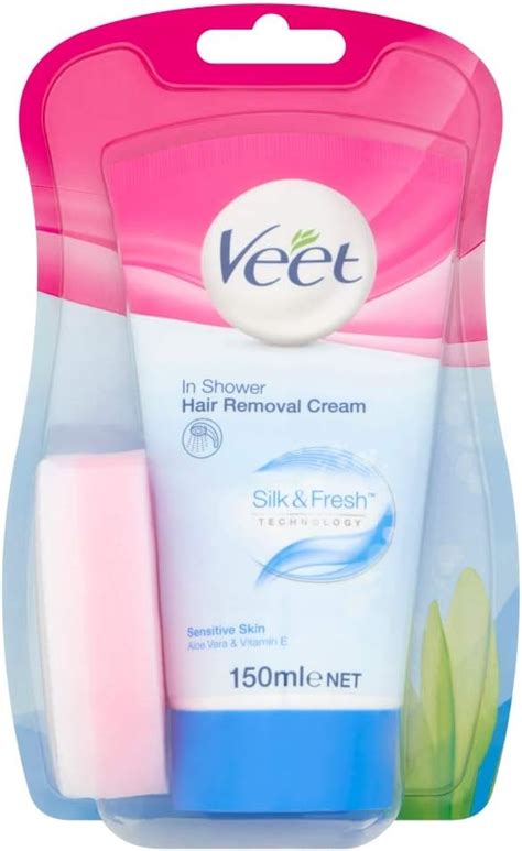 Veet Cr Me D Pilatoire Sous La Douche Peaux Sensibles Aloe Vera