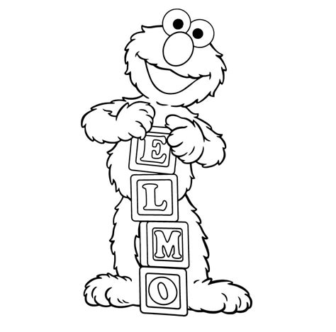 Dibujos De Elmo Para Colorear