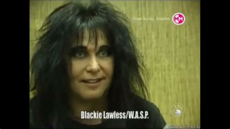 W A S P Blackie Lawless Interview For Bulgarian Tv Youtube