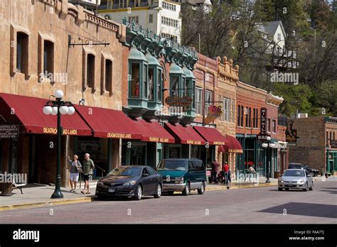 Architecture on Main Street, Deadwood, South Dakota Stock Photo - Alamy