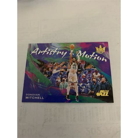 2021 22 Panini Court Kings Artistry In Motion Donovan Mitchell Shopee