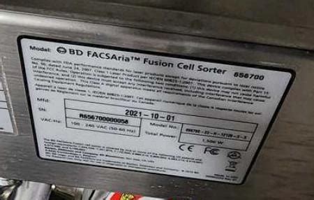 Bd Facsaria Fusion Cell Sorter Lasers Flow Cytometer Labx