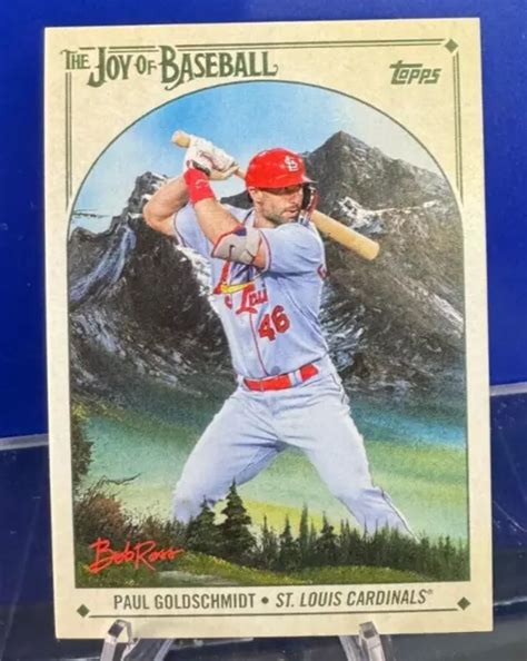 Paul Goldschmidt Topps X Bob Ross St Louis Cardinals Eur