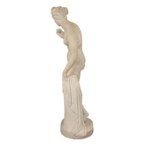 An Italian Mid 19th Century White Carrara Marble Statue Of Venus Cedric Dupont Antiques