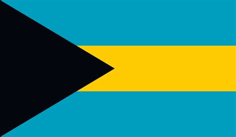 Bahamas flag image 14449104 Vector Art at Vecteezy