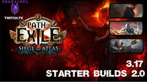 Path Of Exile 3.17 - Starter Builds Top Archnemesis Builds pt2 - PT/BR ...