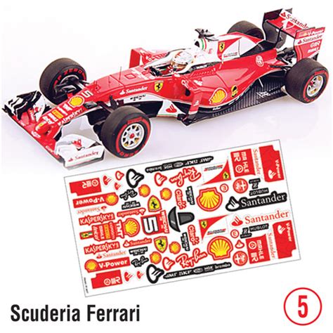 F1 Sticker Scuderia Ferrari Teamc Racing