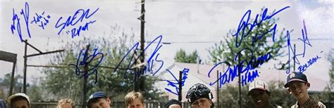 The Sandlot Custom Framed Photo Cast Signed By With Patrick Renna