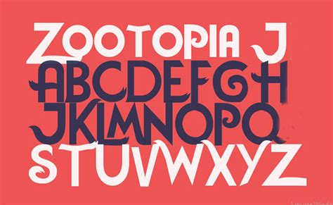 Zootopia Jposter Font Free Download - Graphic Design Fonts