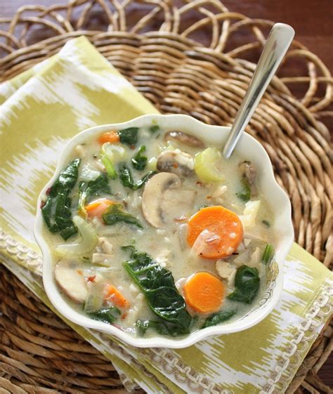 Wild Rice Chicken Mushroom And Wild Rice Soup