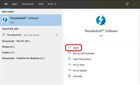 Thunderbolt Software Windows 11