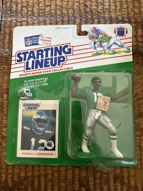 1988 Kenner Randall Cunningham Starting Lineup Philadelphia Eagles