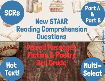 Rd Gr Reading Comprehension Paired Passages Staar New Question