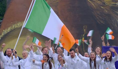 Team Ireland Fly The Flag As Olympics 2024 Kicks Off With Historic