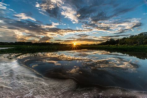 Sunset In The Peruvian Amazon