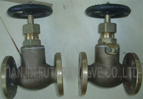 Marine Valve Bronze Globe Valve Jis F K A Flanged Globe