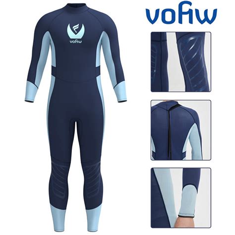 Vofiw Premium Men S Wetsuits 3mm Full Body Diving Snorkeling Surfing