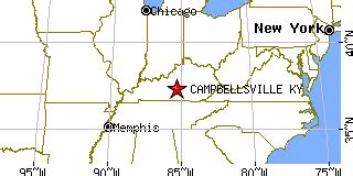 Campbellsville, Kentucky (KY) ~ population data, races, housing & economy