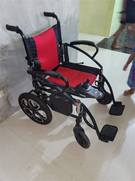 Foldable Electric Wheelchair, Health & Nutrition, Assistive ...