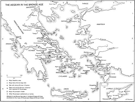 Aegean Bronze Age Map Dallas Museum Of Art Uncrated