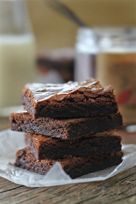 Classic Fudgy Brownies The Brunette Baker