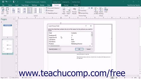 Publisher 2016 Tutorial Merging A Catalog Microsoft Training Youtube