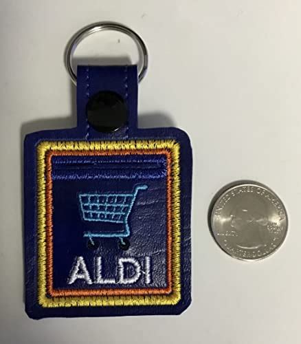 Shopping Cart Aldi Quarter Holder Keychain Key Fob Quarter Holder