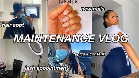 Weekly Vlog Maintenance Vlog Hair Appointment Lash Appointment New