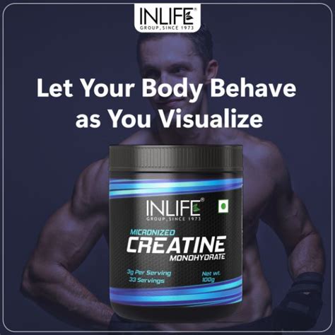 Buy Inlife Micronized Creatine Monohydrate Powder 100 Gm Online At Best