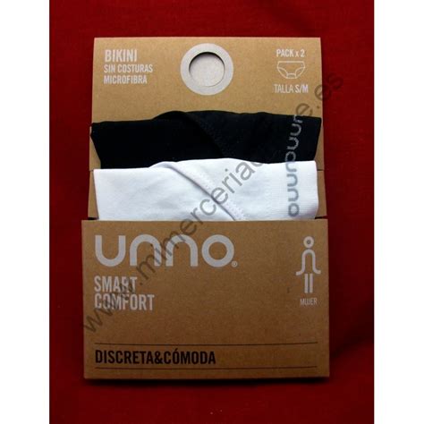 Pack Bragas UNNO Sin Costuras Tipo Bikini S M