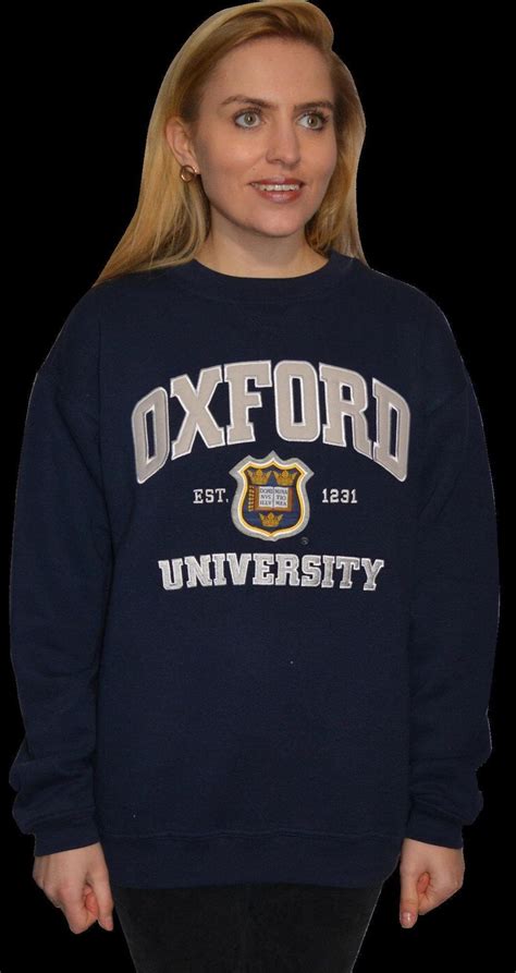 Ou201 Unisex Licencia Oxford University Sudadera Etsy España