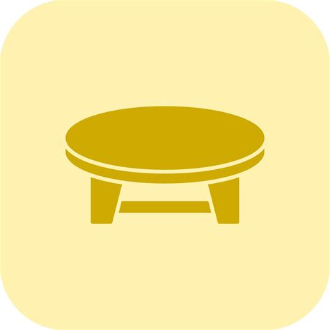 Coffee Table Glyph Tritone Icon 38255461 Vector Art At Vecteezy