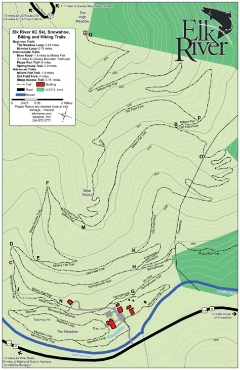 Elk River Trail Map