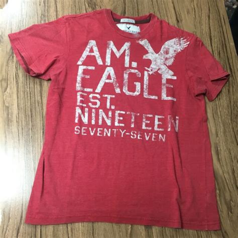 American Eagle Vintage Fit Tee Shirt Size M 7631 Ebay