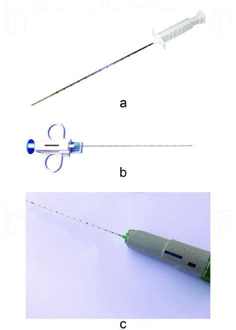 Soft Tissue Biopsy Needles A Tru Cut B Semi Automated Biopsy