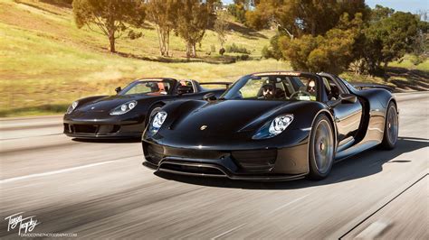 Black Carrera GT & 918 Spyder : Porsche